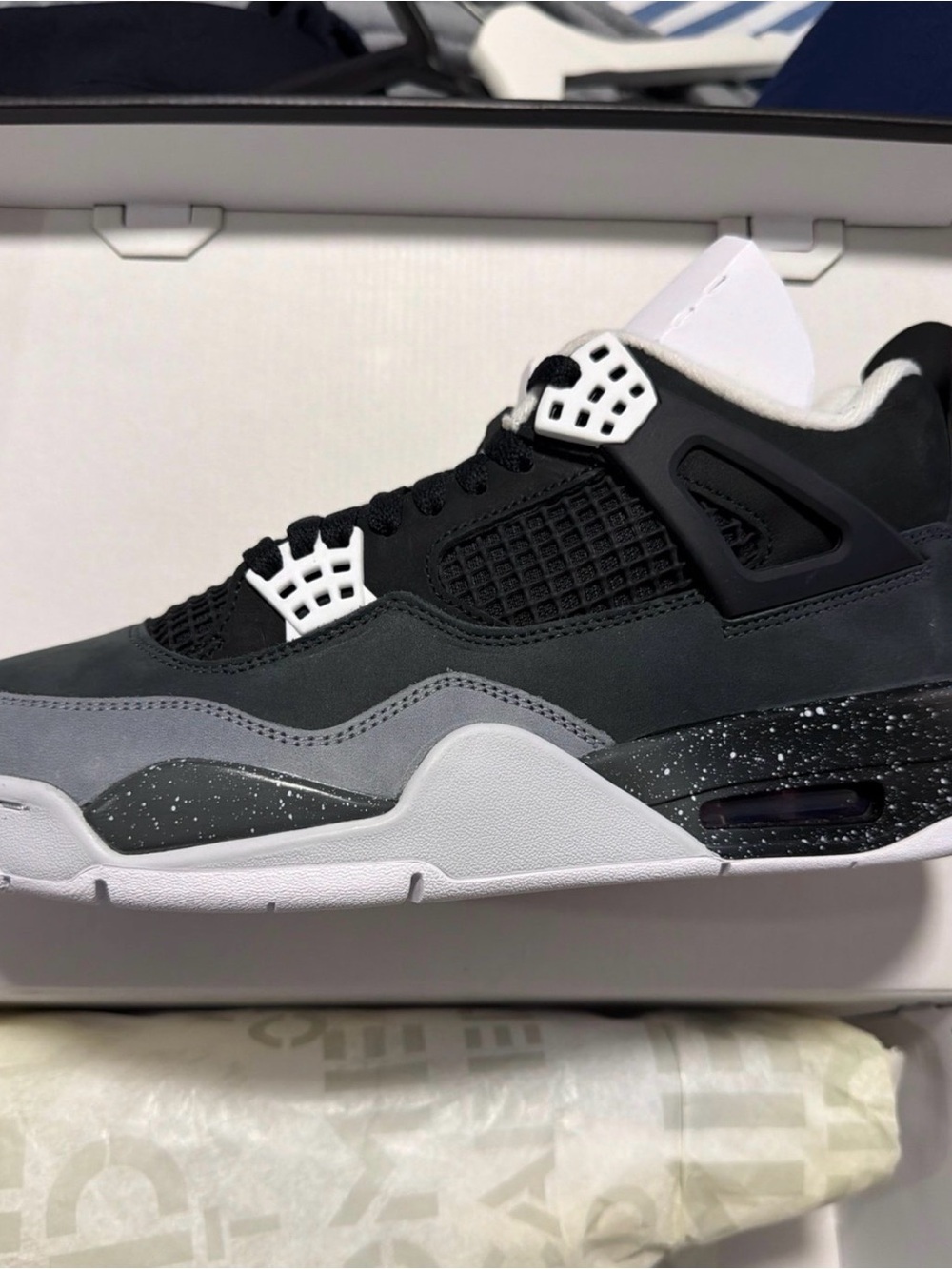 Jordan Air Jordan 4 Retro - Black/White/Anthracite